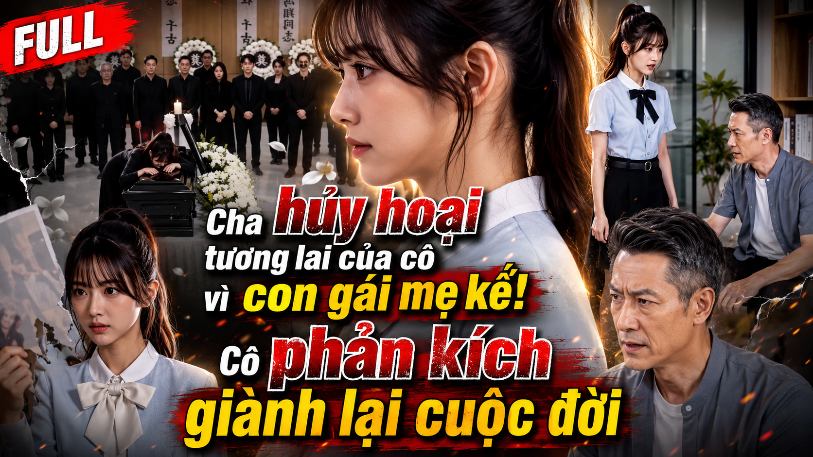 FULL | Cha h-ủy h-oại tương lai của cô vì con gái mẹ kế! Cô phản kích giành lại cuộc đời