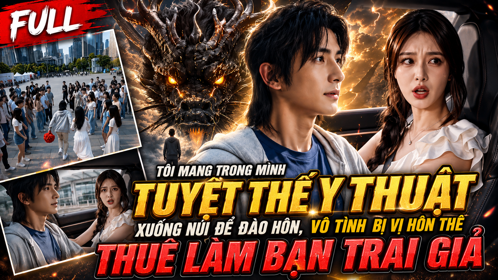 FULL Tôi mang trong mình tuyệt thế y thuật xuống núi để đào hôn, vô tình bị vị hôn thê thuê làm bạn trai giả