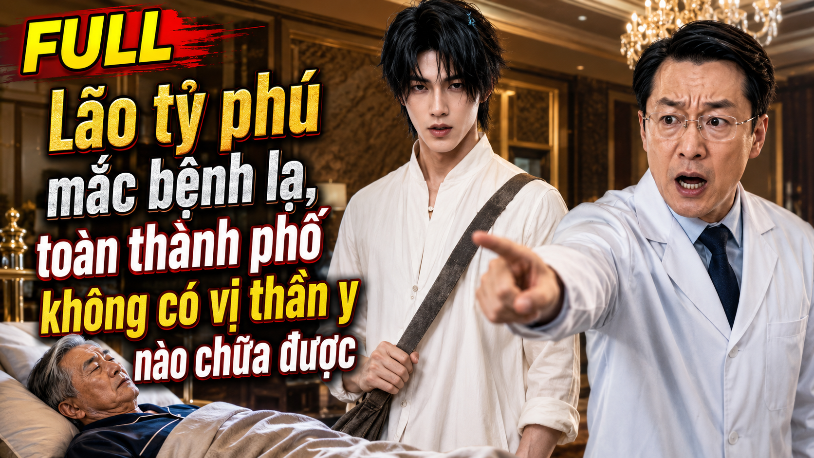FULL Lão tỷ phú mắc bệnh lạ, toàn thành phố không có vị thần y nào chữa được