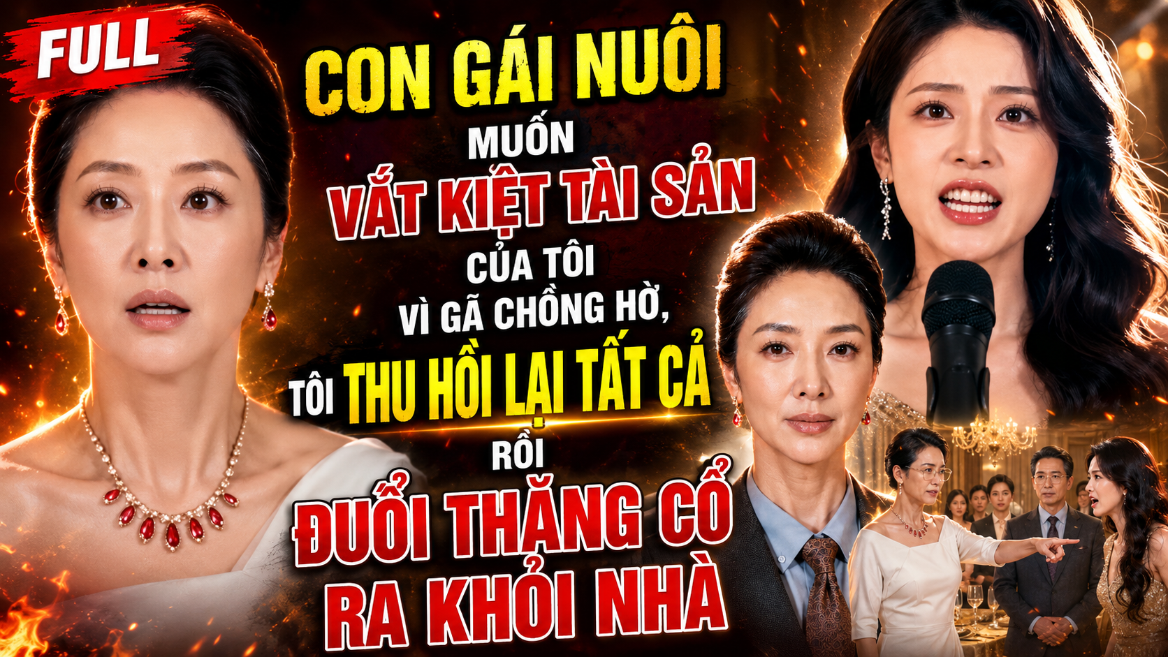 FULL Con gái nuôi muốn vắt kiệt tài sản của tôi vì gã chồng hờ, tôi thu hồi lại tất cả rồi đuổi cổ
